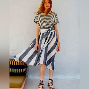 Apiece Apart striped skirt size 0 xs